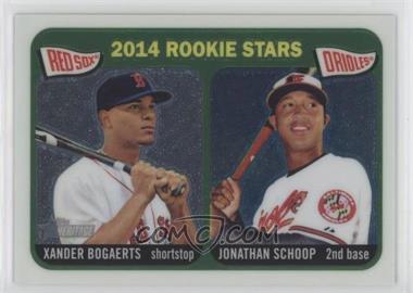 2014 Topps Heritage - [Base] - Chrome #49 - Rookie Stars - Xander Bogaerts, Jonathan Schoop /999