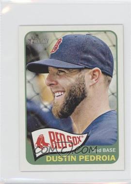 2014 Topps Heritage - [Base] - Minis #447 - Dustin Pedroia /100