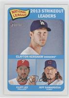 League Leaders - Clayton Kershaw, Cliff Lee, Jeff Samardzija