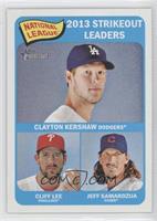 League Leaders - Clayton Kershaw, Cliff Lee, Jeff Samardzija