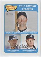 League Leaders - Michael Cuddyer, Chris Johnson, Freddie Freeman