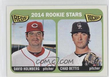 2014 Topps Heritage - [Base] #273 - Rookie Stars - David Holmberg, Chad Bettis