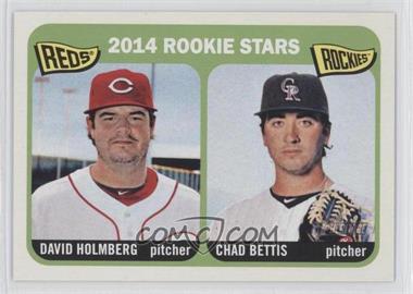 2014 Topps Heritage - [Base] #273 - Rookie Stars - David Holmberg, Chad Bettis