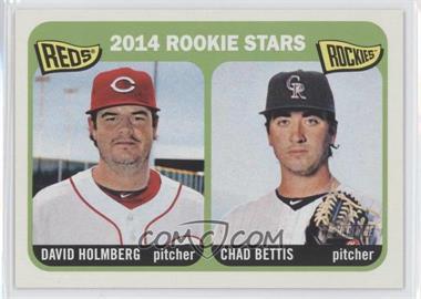 2014 Topps Heritage - [Base] #273 - Rookie Stars - David Holmberg, Chad Bettis