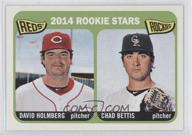 2014 Topps Heritage - [Base] #273 - Rookie Stars - David Holmberg, Chad Bettis