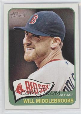 2014 Topps Heritage - [Base] #289 - Will Middlebrooks