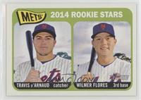 Rookie Stars - Travis d'Arnaud, Wilmer Flores