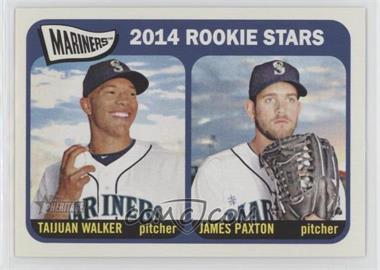 2014 Topps Heritage - [Base] #354 - Rookie Stars - Taijuan Walker, James Paxton