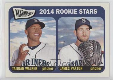 2014 Topps Heritage - [Base] #354 - Rookie Stars - Taijuan Walker, James Paxton