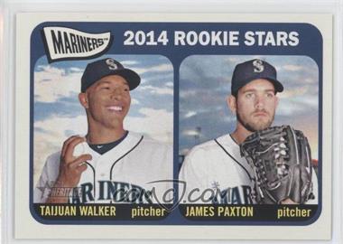 2014 Topps Heritage - [Base] #354 - Rookie Stars - Taijuan Walker, James Paxton