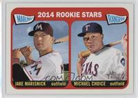 Rookie Stars - Jake Marisnick, Michael Choice