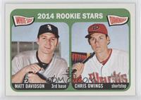 Rookie Stars - Matt Davidson, Chris Owings (Green on Front)