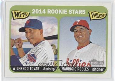 2014 Topps Heritage - [Base] #374 - Rookie Stars - Wilfredo Tovar, Mauricio Robles