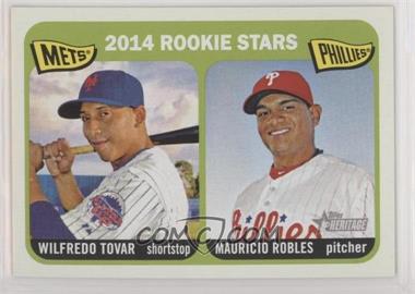 2014 Topps Heritage - [Base] #374 - Rookie Stars - Wilfredo Tovar, Mauricio Robles