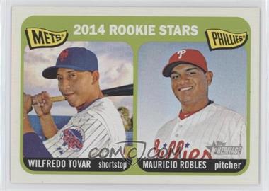 2014 Topps Heritage - [Base] #374 - Rookie Stars - Wilfredo Tovar, Mauricio Robles