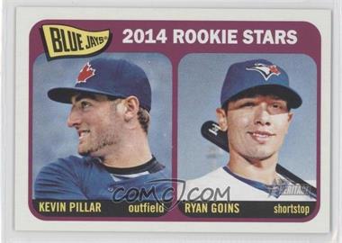 2014 Topps Heritage - [Base] #421 - Rookie Stars - Kevin Pillar, Ryan Goins