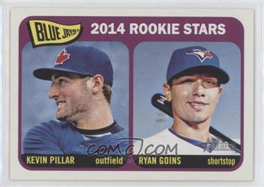 2014 Topps Heritage - [Base] #421 - Rookie Stars - Kevin Pillar, Ryan Goins