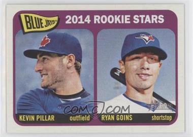 2014 Topps Heritage - [Base] #421 - Rookie Stars - Kevin Pillar, Ryan Goins