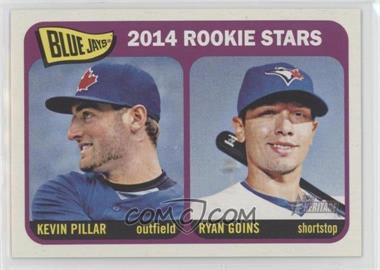 2014 Topps Heritage - [Base] #421 - Rookie Stars - Kevin Pillar, Ryan Goins