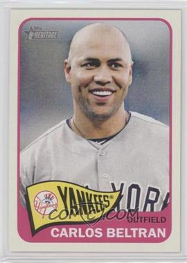 2014 Topps Heritage - [Base] #43.1 - Carlos Beltran (Name in White on Front)