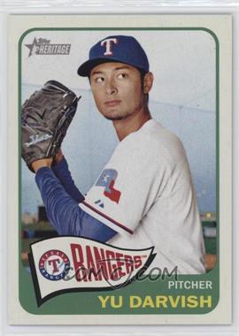 2014 Topps Heritage - [Base] #444.1 - High Number SP - Yu Darvish