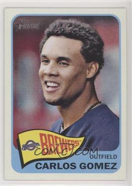 2014 Topps Heritage - [Base] #457.1 - High Number SP - Carlos Gomez [EX to NM]