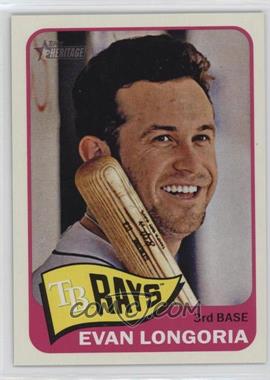 2014 Topps Heritage - [Base] #461.2 - SP - Logo Variation - Evan Longoria