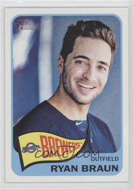 2014 Topps Heritage - [Base] #467.1 - High Number SP - Ryan Braun