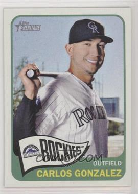 2014 Topps Heritage - [Base] #494.1 - High Number SP - Carlos Gonzalez