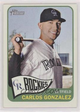 2014 Topps Heritage - [Base] #494.2 - SP - Logo Variation - Carlos Gonzalez (Logo is CR)