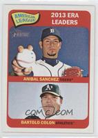 League Leaders - Anibal Sanchez, Bartolo Colon