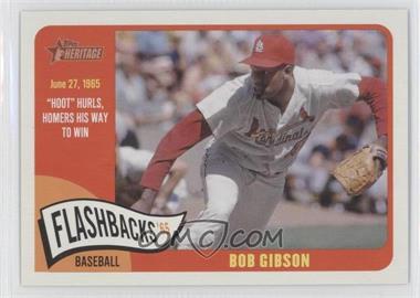 2014 Topps Heritage - Baseball Flashbacks #BF-BG - Bob Gibson