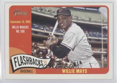 2014 Topps Heritage - Baseball Flashbacks #BF-WM - Willie Mays