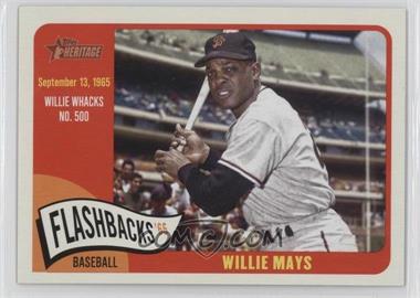 2014 Topps Heritage - Baseball Flashbacks #BF-WM - Willie Mays