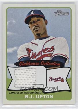 2014 Topps Heritage - Clubhouse Collection Relics #CCR-BU - B.J. Upton