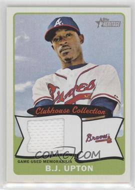 2014 Topps Heritage - Clubhouse Collection Relics #CCR-BU - B.J. Upton