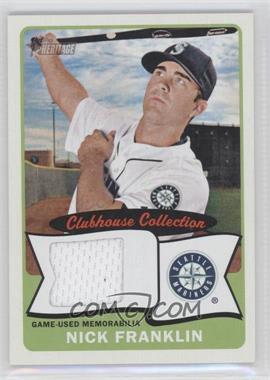 2014 Topps Heritage - Clubhouse Collection Relics #CCR-NFR - Nick Franklin