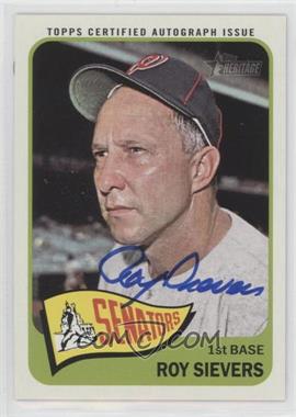 2014 Topps Heritage - Real One Autographs #ROA-RS - Roy Sievers