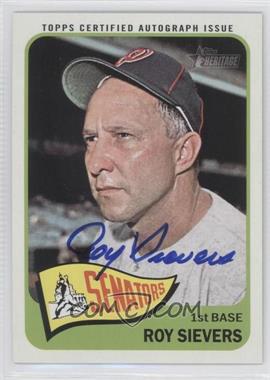 2014 Topps Heritage - Real One Autographs #ROA-RS - Roy Sievers