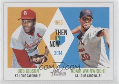 2014 Topps Heritage - Then & Now #TAN-GW - Bob Gibson, Adam Wainwright