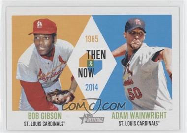 2014 Topps Heritage - Then & Now #TAN-GW - Bob Gibson, Adam Wainwright