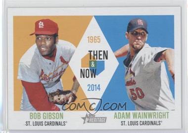 2014 Topps Heritage - Then & Now #TAN-GW - Bob Gibson, Adam Wainwright