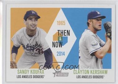 2014 Topps Heritage - Then & Now #TAN-KK - Sandy Koufax, Clayton Kershaw