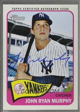 2014 Topps Heritage High Number - Real One Autographs #ROA-JRM - J.R. Murphy [Noted]