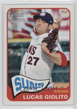 2014 Topps Heritage Minor League Edition - [Base] #6 - Lucas Giolito