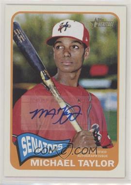 2014 Topps Heritage Minor League Edition - Real One Autographs #ROA-MT - Michael Taylor