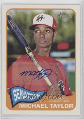 2014 Topps Heritage Minor League Edition - Real One Autographs #ROA-MT - Michael Taylor