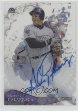 2014 Topps High Tek - Autographs - Clouds Diffractor #HT-AGA - Andres Galarraga /25