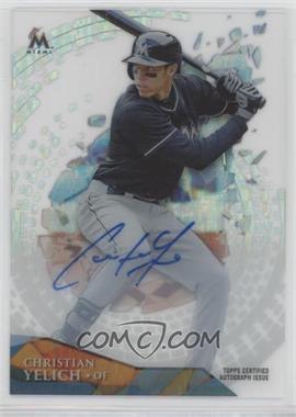 2014 Topps High Tek - Autographs - Disco Diffractor #HT-CY - Christian Yelich /50