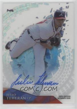 2014 Topps High Tek - Autographs - Disco Diffractor #HT-JT - Julio Teheran /50